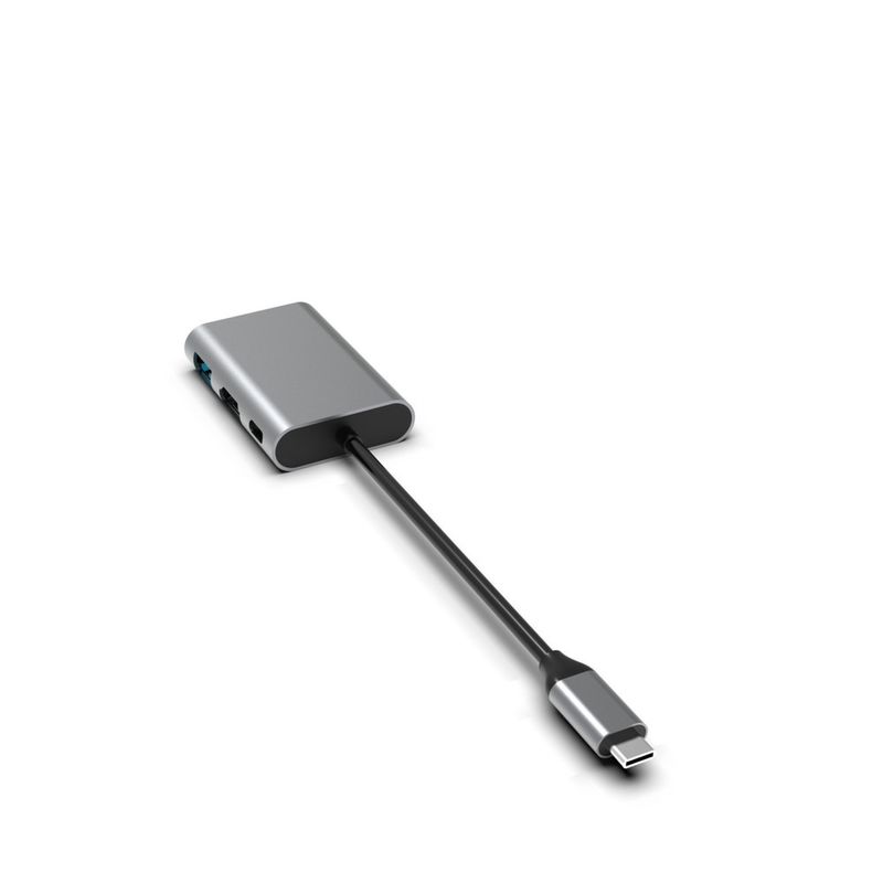 USB 3.0 إلى محول HDMI مزدوج USB C PD 100w محول 4K USB HUB 3