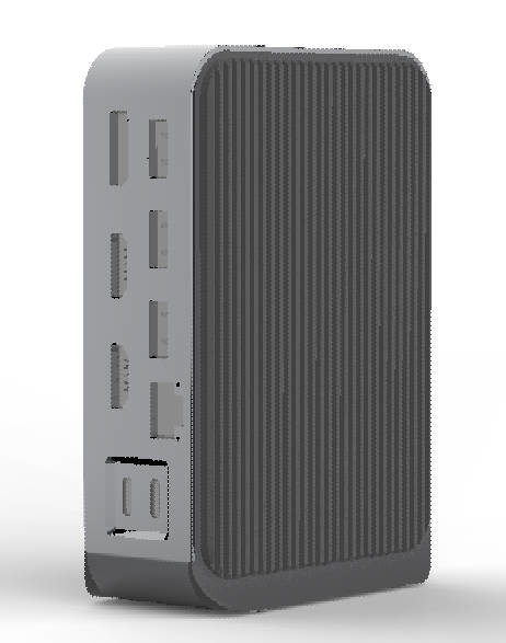 16-في-1 Thunderbolt Displaylink Dock USB Docking Station شاشة مزدوجة لـ MacBook و Windows