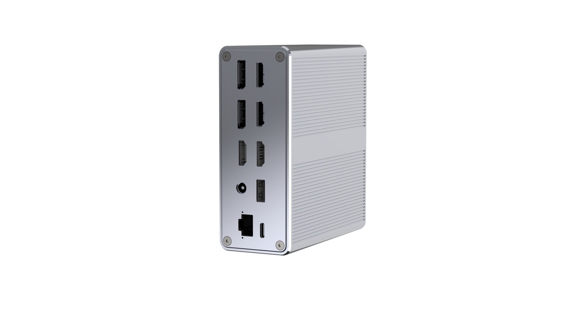 15-In-1 Displayport محطة توصيل USB مزدوجة USB C 4k للكامبوك وويندوز