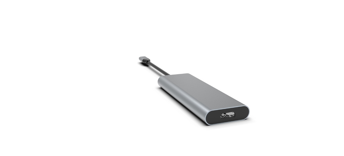 نوع C محول USB C محور محول متعدد الموانئ مع Ethernet 4K HDMI 3 USB 3.0 الموانئ 100W PD متوافق