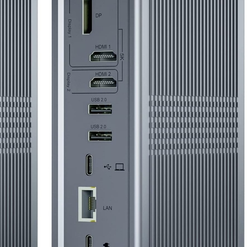 18 في 1 ثاندربولت USB C محطة توصيل متعددة محور USB عرض لينك 4K HDMI