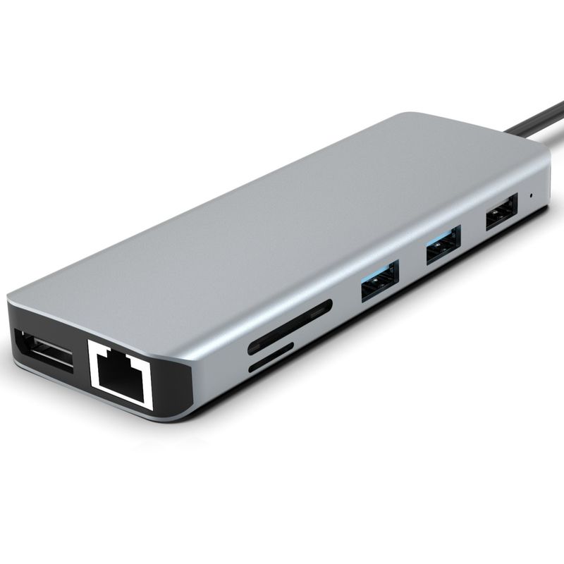 11-في-1 محور USB-C لماك بوك برو مع 4K HDMI 100W PD USB 3.0 SD / TF قارئ بطاقات