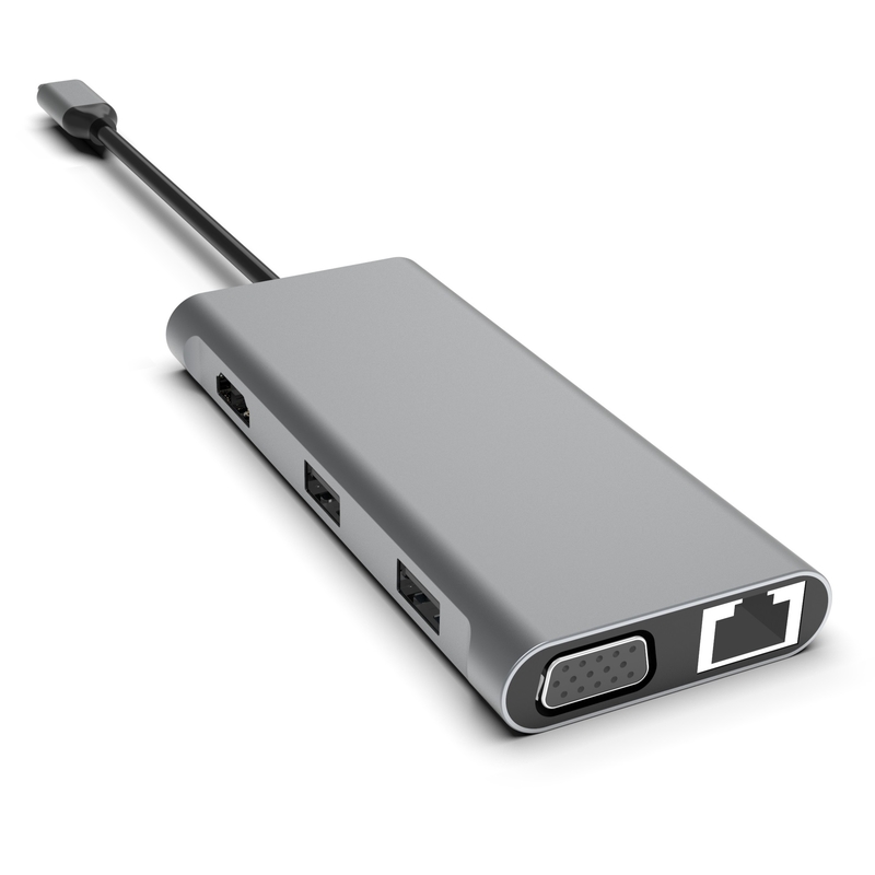 12 في 1 محور USB C محطة توصيل ثلاثية العرض محطة توصيل مزدوجة HDMI VGA محطة توصيل بيانات USB C& A