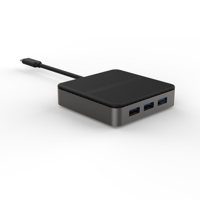 نوع C مربع 9 في 1 USB C HUB HD 4K نوع C رصيف RJ45 PD 100W 3xUSB 3.0 Docking Sta