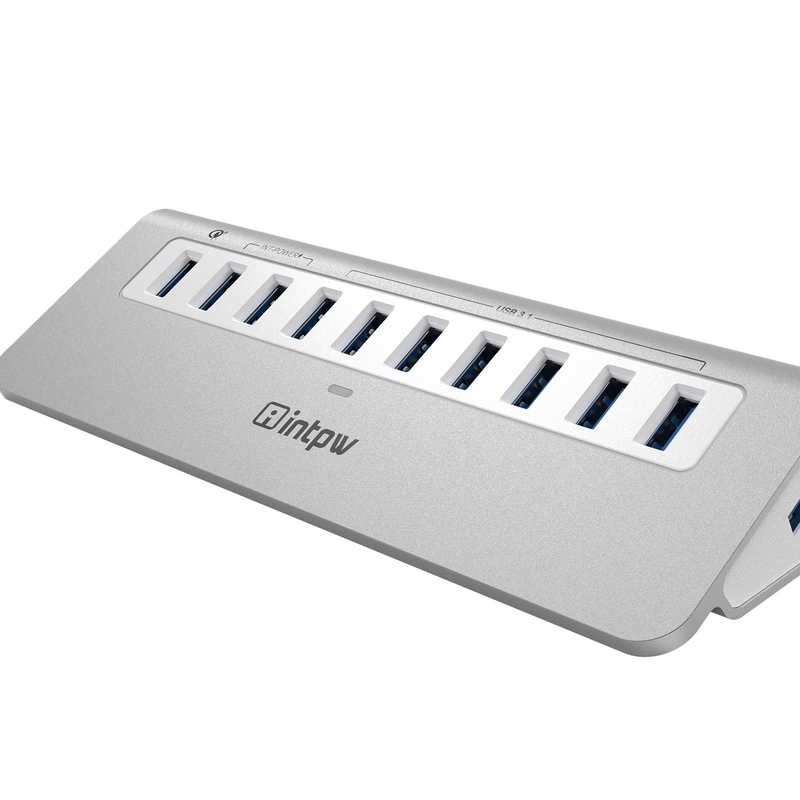 Hdmi Type C إلى USB 3.0 Hub 11 منفذ USB A Hub منفذ متعدد لأجهزة الكمبيوتر المحمولة للألعاب Windows
