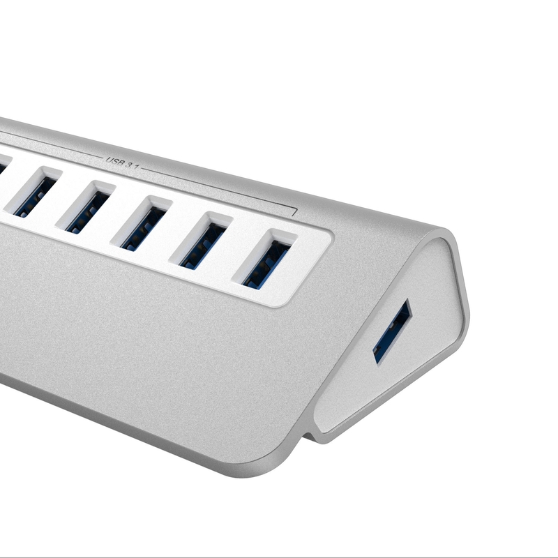 Hdmi Type C إلى USB 3.0 Hub 11 منفذ USB A Hub منفذ متعدد لأجهزة الكمبيوتر المحمولة للألعاب Windows