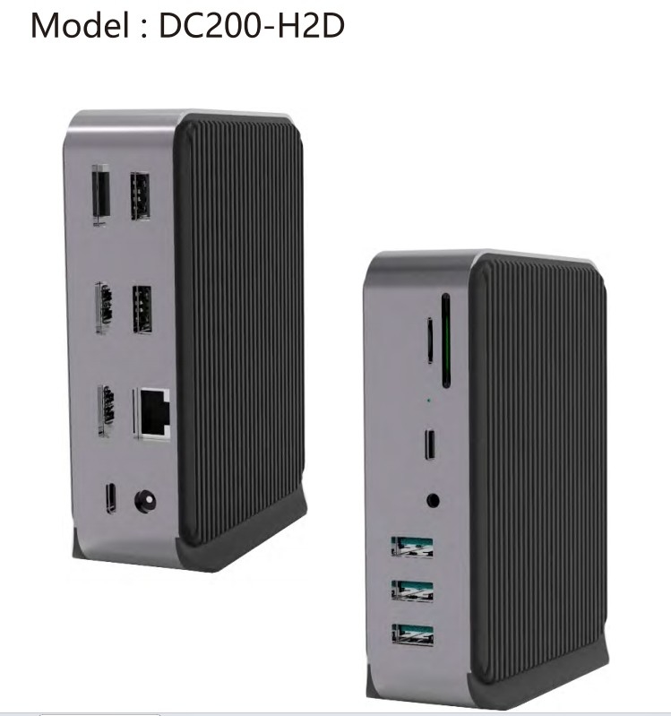 مركز شحن محطة الوصول من نوع C مع دقة HDMI 4K لجهاز Macbook
