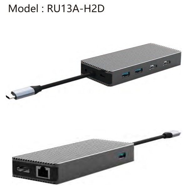 محول محور 9 في 1 جيجابيت إيثرنت USB C مع منفذ 4K HDMI DP لجهاز كمبيوتر محمول ماك بوك