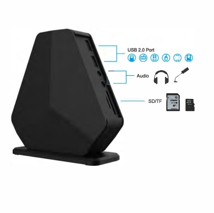 محطة توصيل USB من النوع C محول Gigabyte HDMI مزدوج Mst USB C Hub HDMI USB 3.0