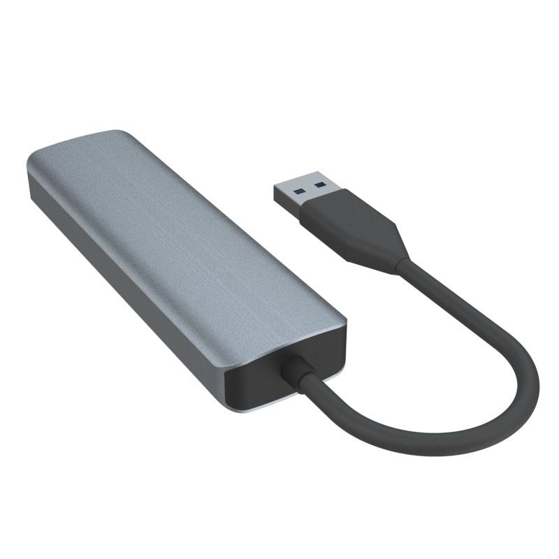 كل شيء في واحد USB A محور متعدد USB 3.0 محور نقل البيانات بدون جهد 5Gbps دعم الطاقة Mac