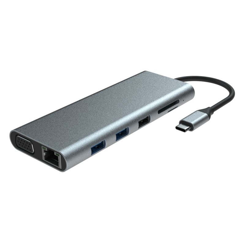 ماك بوك برو USB-A محول HDMI USB C مع وصلة وتشغيل 5V / 1A خروج الطاقة