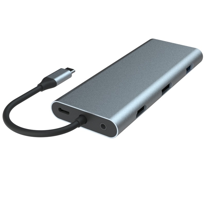 ماك بوك برو USB-A محول HDMI USB C مع وصلة وتشغيل 5V / 1A خروج الطاقة
