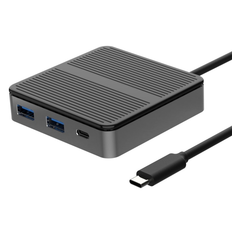 مربع أسود USB C إلى محول USB ماك 6 في 1 USB C إلى محول USB A محول OTG