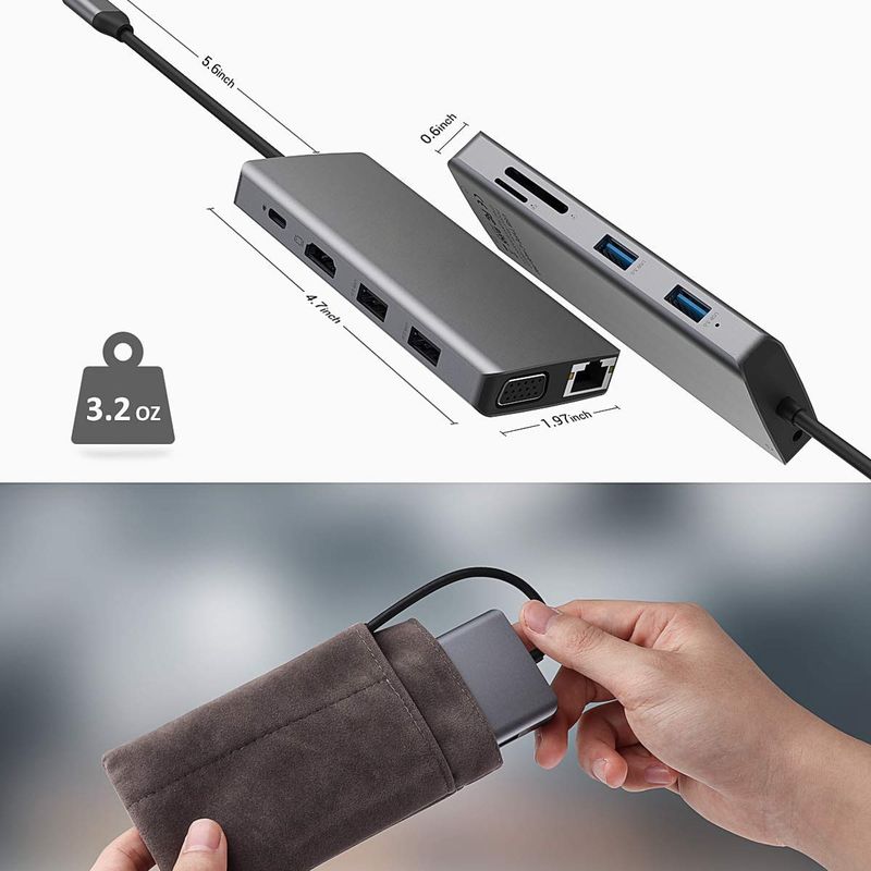 محول USB C بطاقة Sd بطاقة TF فتحات بطاقة USB 3.0/2.0 نوع C محول لنقل البيانات