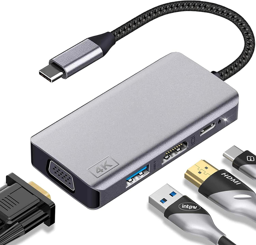14 في 1 أوسب C محور محول لـ Macbook Pro Air الكمبيوتر المحمول محطة توصيل USB C شاشة مزدوجة