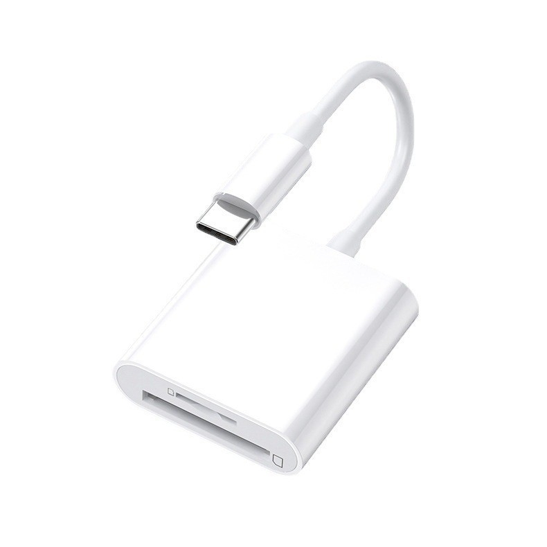 أبل USB خارجية C إلى قارئ بطاقة SD نوع C قارئ بطاقة الكاميرا محول قارئ بطاقة الذاكرة