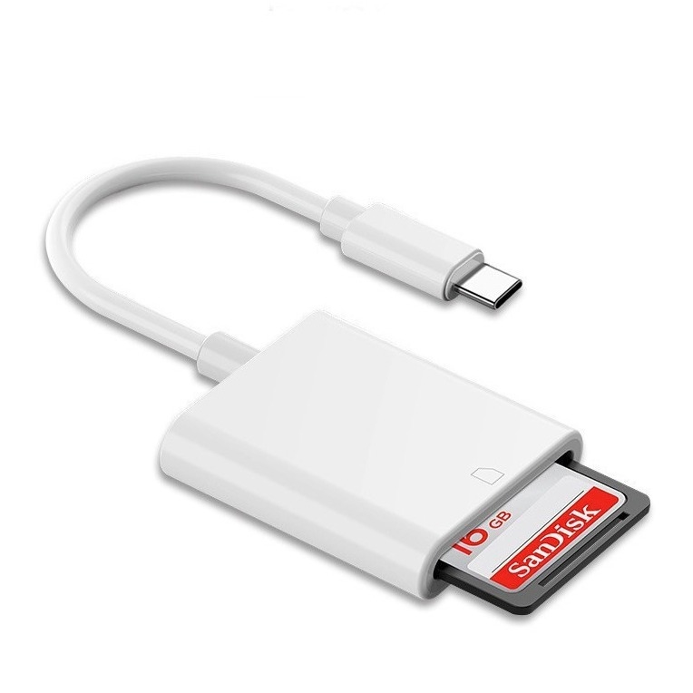 أبل USB خارجية C إلى قارئ بطاقة SD نوع C قارئ بطاقة الكاميرا محول قارئ بطاقة الذاكرة