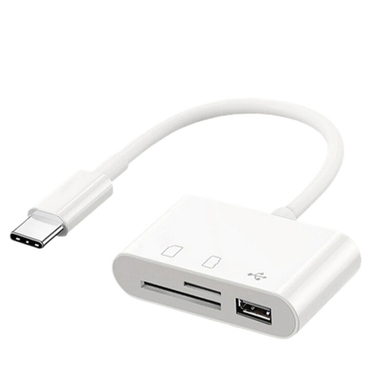 قارئ بطاقات الذاكرة لأجهزة الأندرويد الكمبيوتر الهاتف محول الكاميرا USB وصل وتشغيل محول بطاقة SD iPad