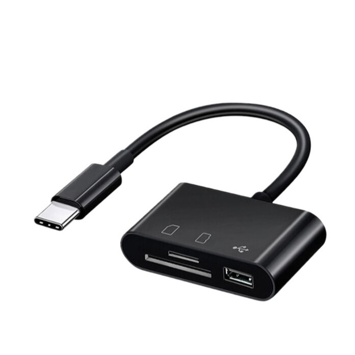 قارئ بطاقات الذاكرة لأجهزة الأندرويد الكمبيوتر الهاتف محول الكاميرا USB وصل وتشغيل محول بطاقة SD iPad