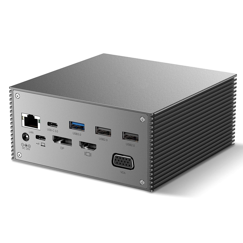 16 في 1 محطة توصيل USB-C PD 100W شاحن سريع جهاز الكمبيوتر المضيف / USB 2.0/3.0 محور / HDMI 4K60HZ / PD 4K/60HZ/RJ45 جيجابيت