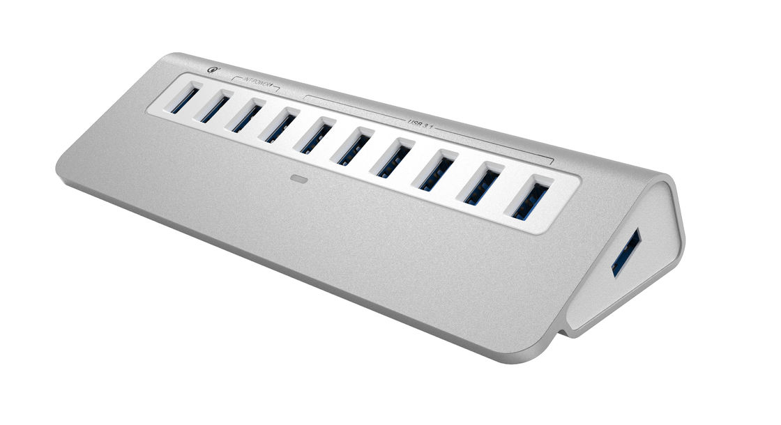 10 في 1 USB C HUB 2.0-4.0 Type C HUB Multi Splitter OTG Adapter محول طاقة USB لجهاز ماك بوك