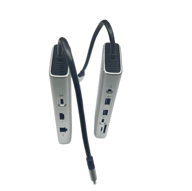 ماك usb c محور 6 في 1 محطة توصيل USB-C إلى USB A 3.0 PD 100W لـ mac mini m1 m2