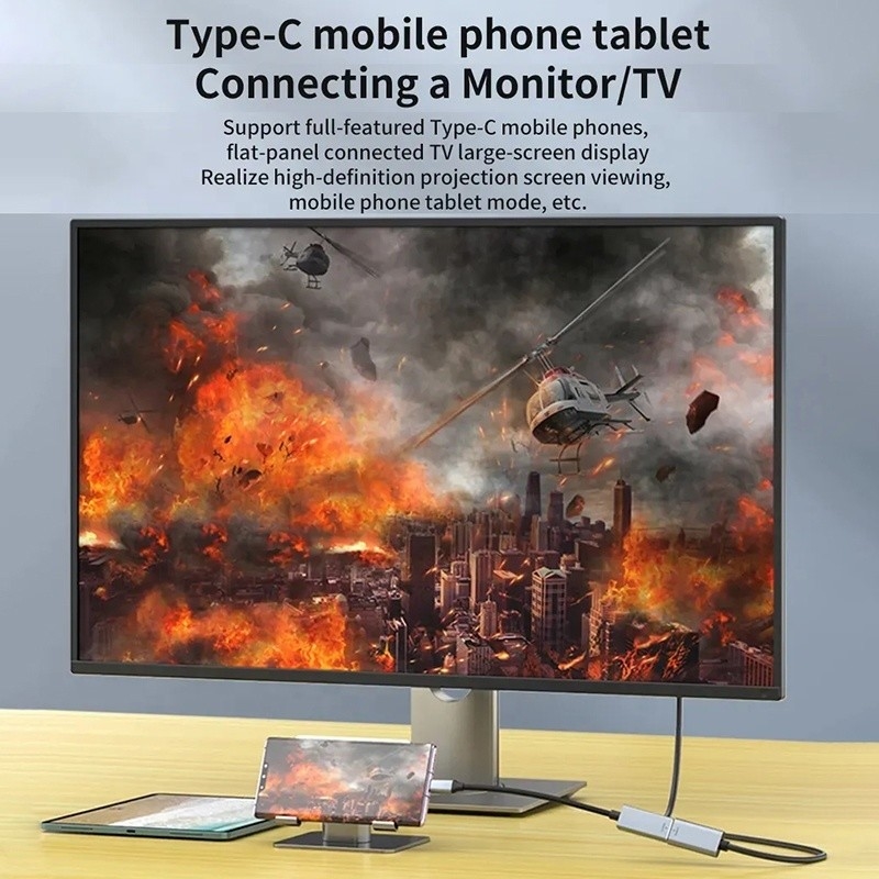 سترة بي.في.سي الذكور والإناث USB C نوع C إلى كابل محول شاشة العرض لـ 8K 60Hz الفيديو الصوتي