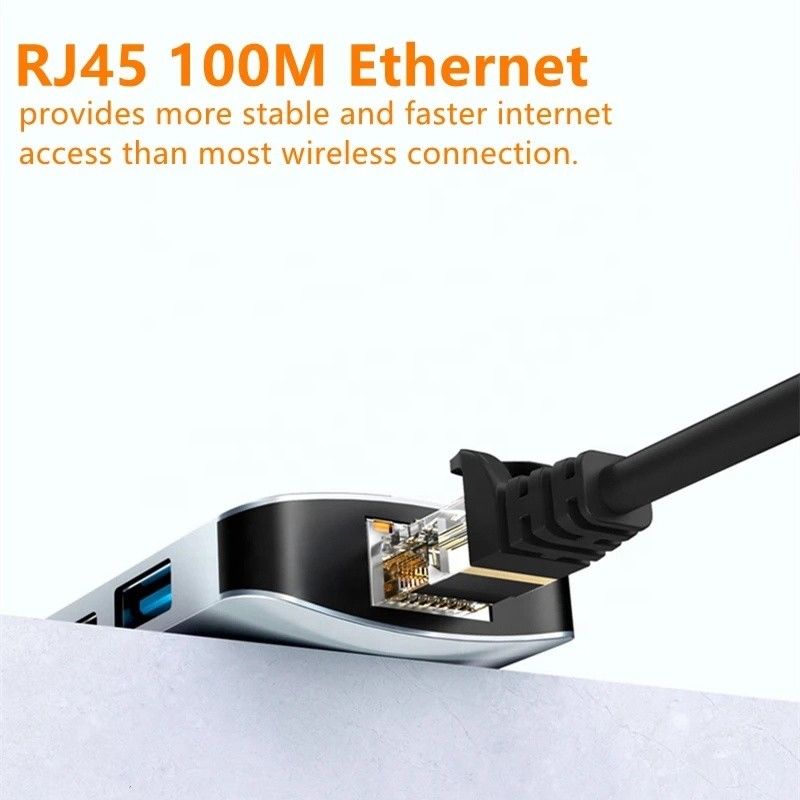 ماك نوت بوك 9 في 1 نوع C USB-C محور مع HDTV متعدد منفذ محطة توصيل محول