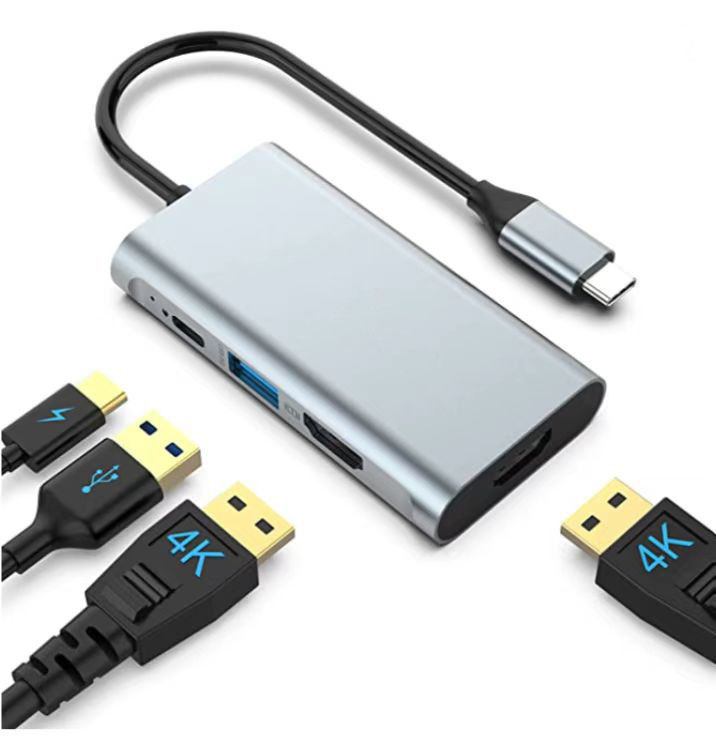 محور USB 3.0 إلى 6 منافذ ومحول إيثيرنت 1000Mbps للتوافق بين الذكور والإناث