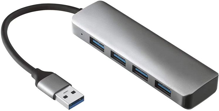 4K HDMI متوافق من النوع C إلى محور USB C محول مع 2 منفذ شحن USB3.0 وPD