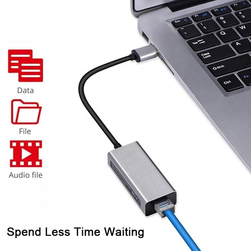 2500Mbps السرعة الفائقة 2.5G USB 3.0 محول بطاقة الشبكة مع 2.5G جيجابيت إثنر