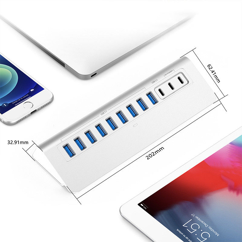 تمديد منفذ من النوع C القابل للتخصيص مع وصلة USB A دعم OEM / ODM