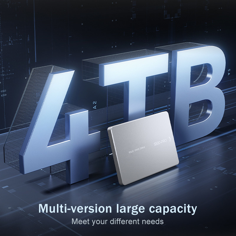 مقاومة الصدمات ما يصل إلى 4TB SSD 350G عند 0.5ms 0 °C إلى 55 °C مقاومة للصدمات