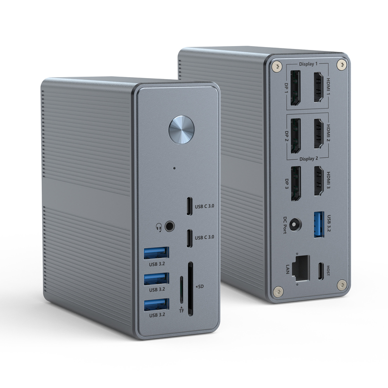 DC36-X1 Thunderbolt Docking مع دعم شاشة 60Hz/30Hz وسرعة نقل البيانات تصل إلى 10Gbps