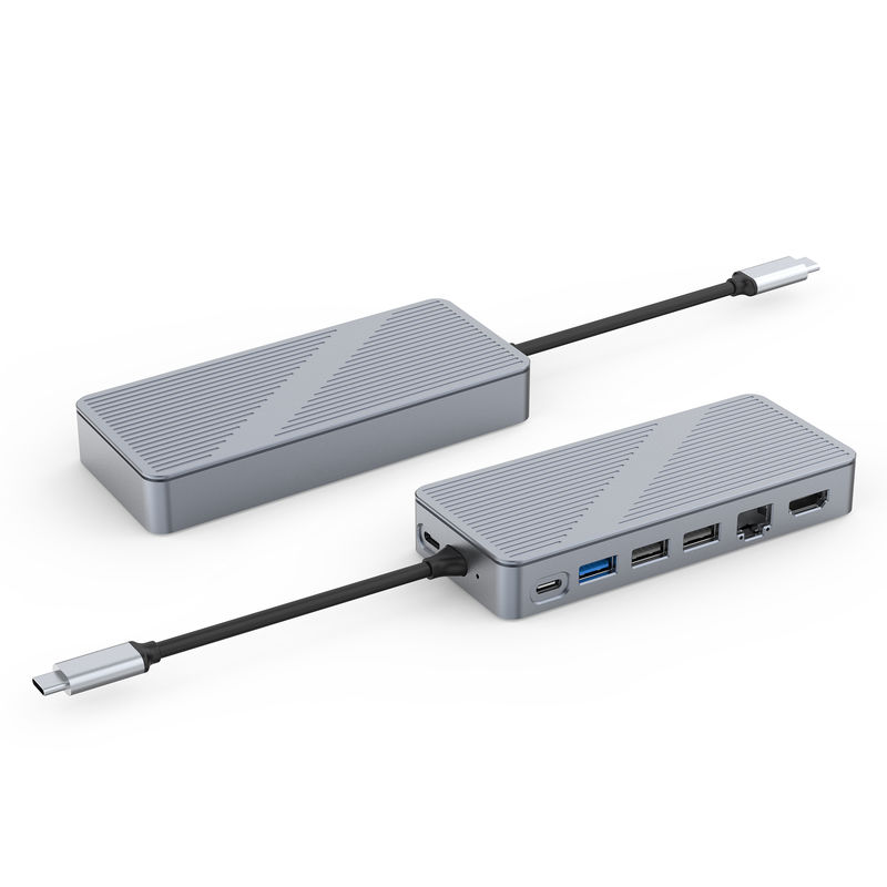 محطة توصيل USB-C USB 3.0 1G Ethernet 4K HDMI لأجهزة USB C التوافق