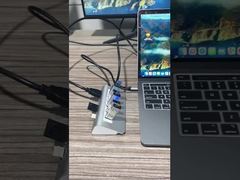 محطة إرساء صغيرة بمنفذ USB-C 9 في 1